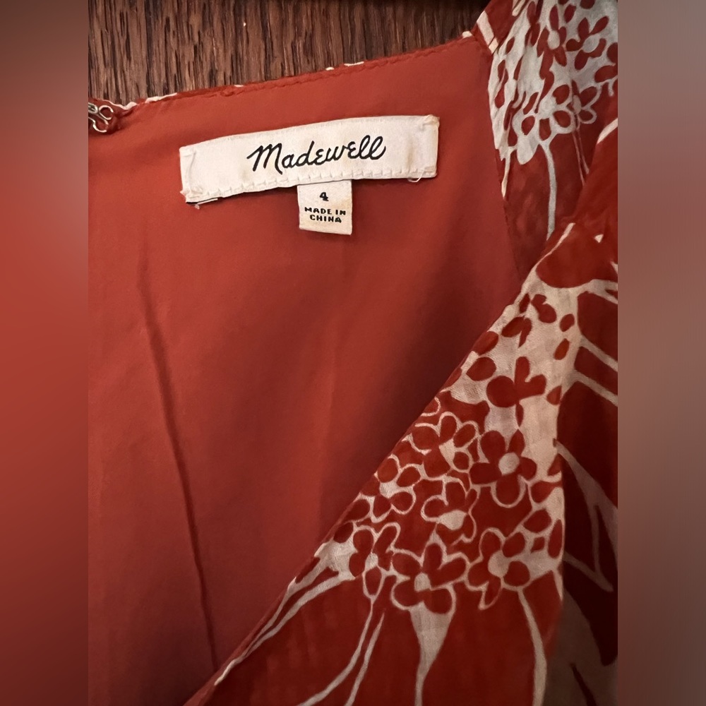 Madewell Silk Mini Dress - Picture 5 of 6